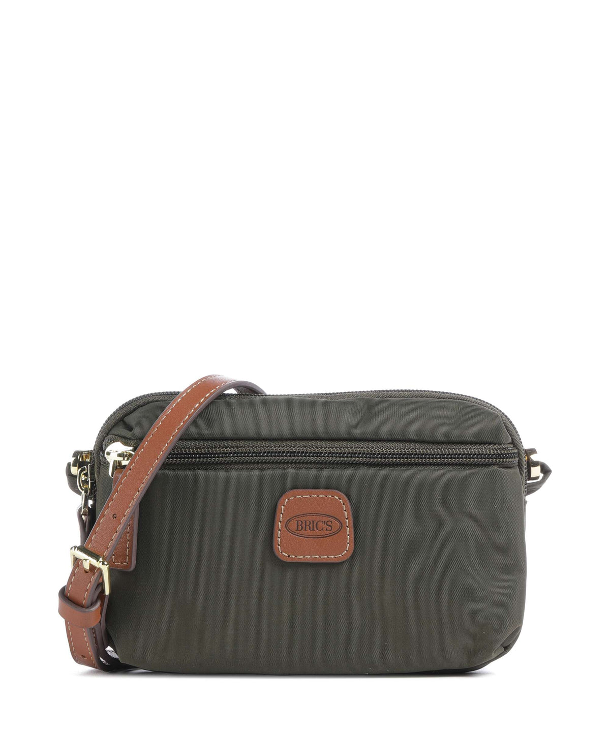 Brics X-Collection Crossbody bag olive