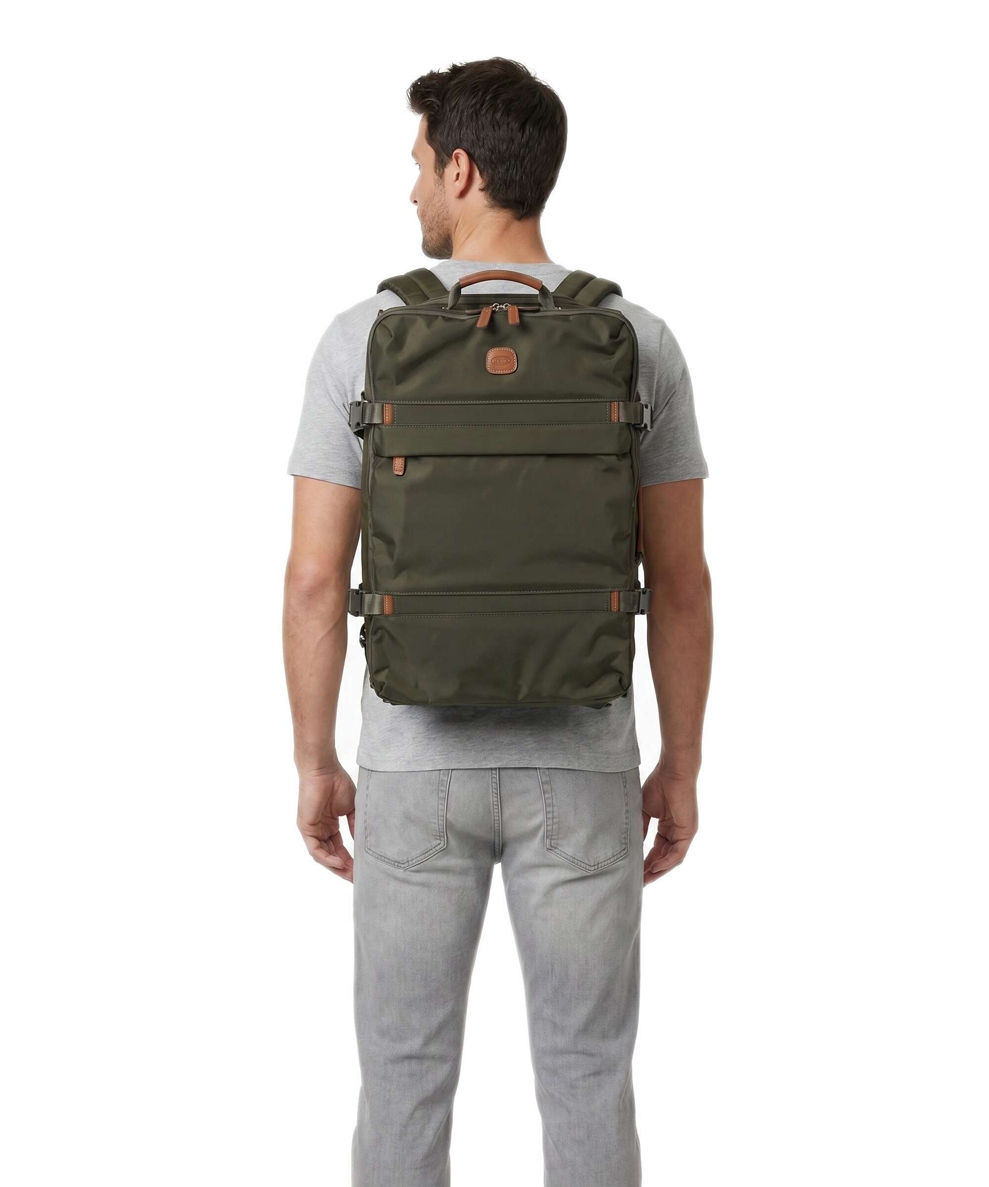 Brics X-Collection Backpack with wheels olive