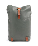 Brooks England Pickwick Cotton Canvas Small Rolltop batoh sage green/honey details