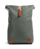 Brooks England Pickwick Cotton Canvas Large Rolltop batoh sage green/honey details