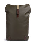 Brooks England Pickwick Patchwork Large Rolltop backpack moss