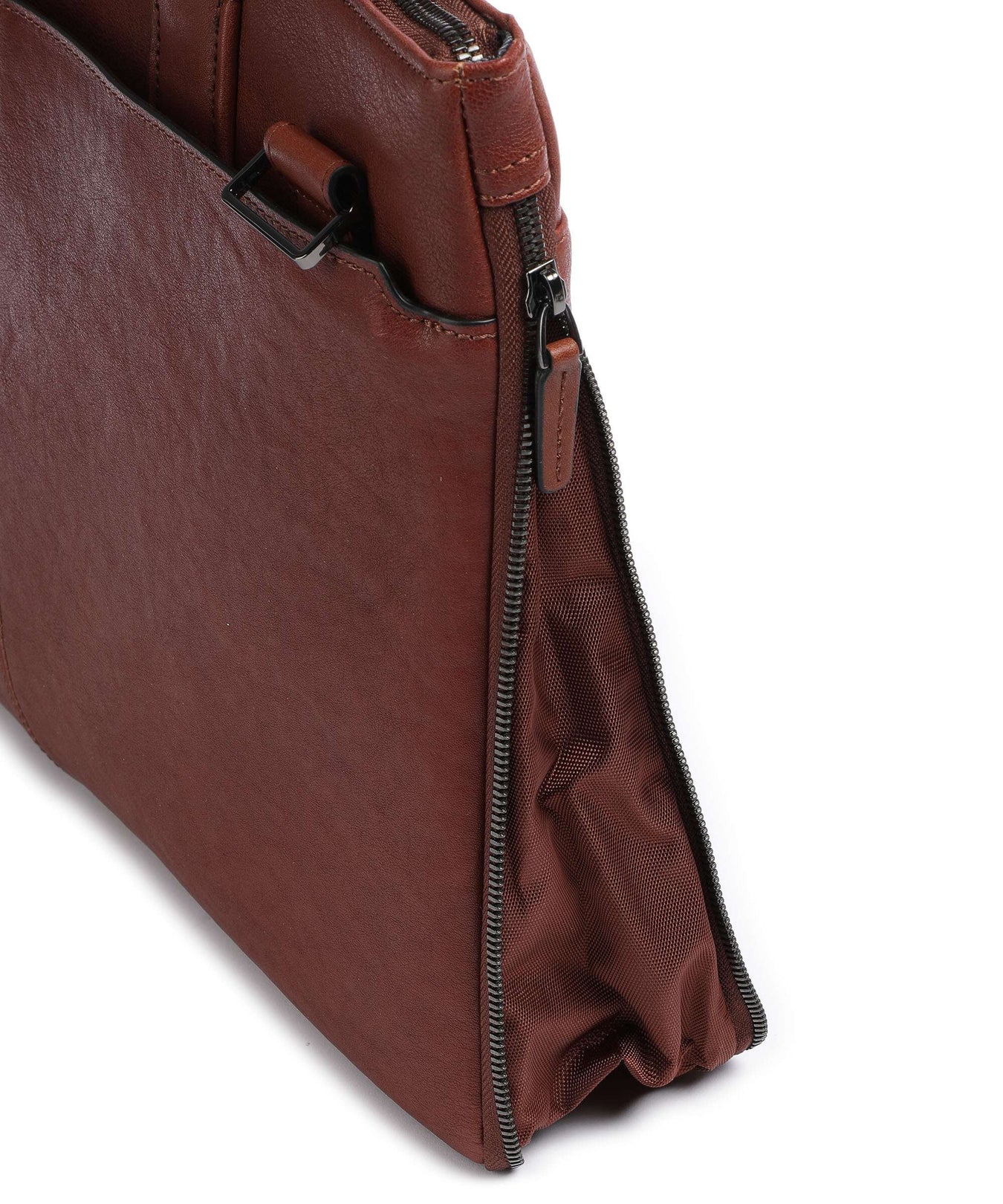 Piquadro Black Square Briefcase cuoio