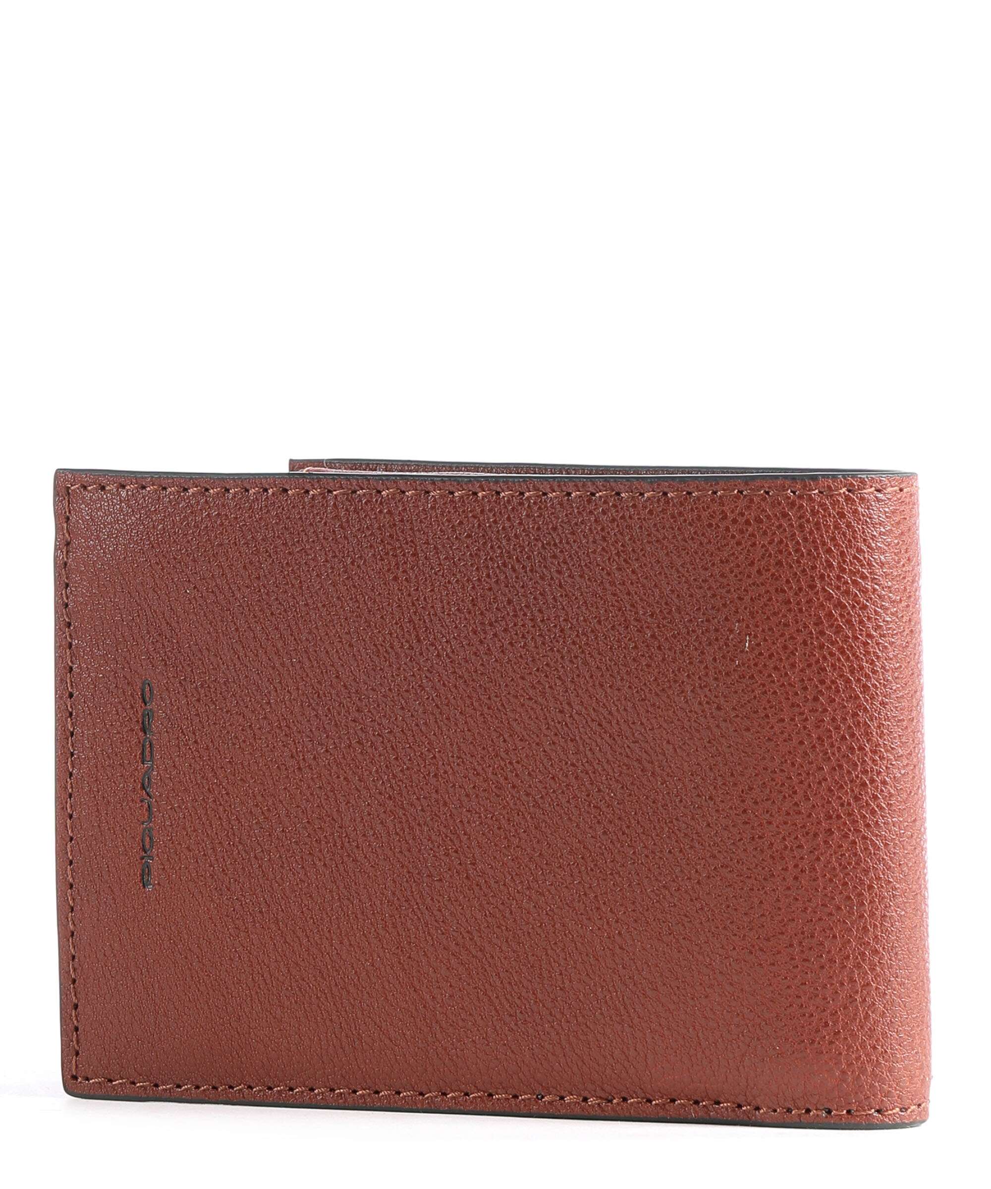 Piquadro Black Square Wallet tabacco
