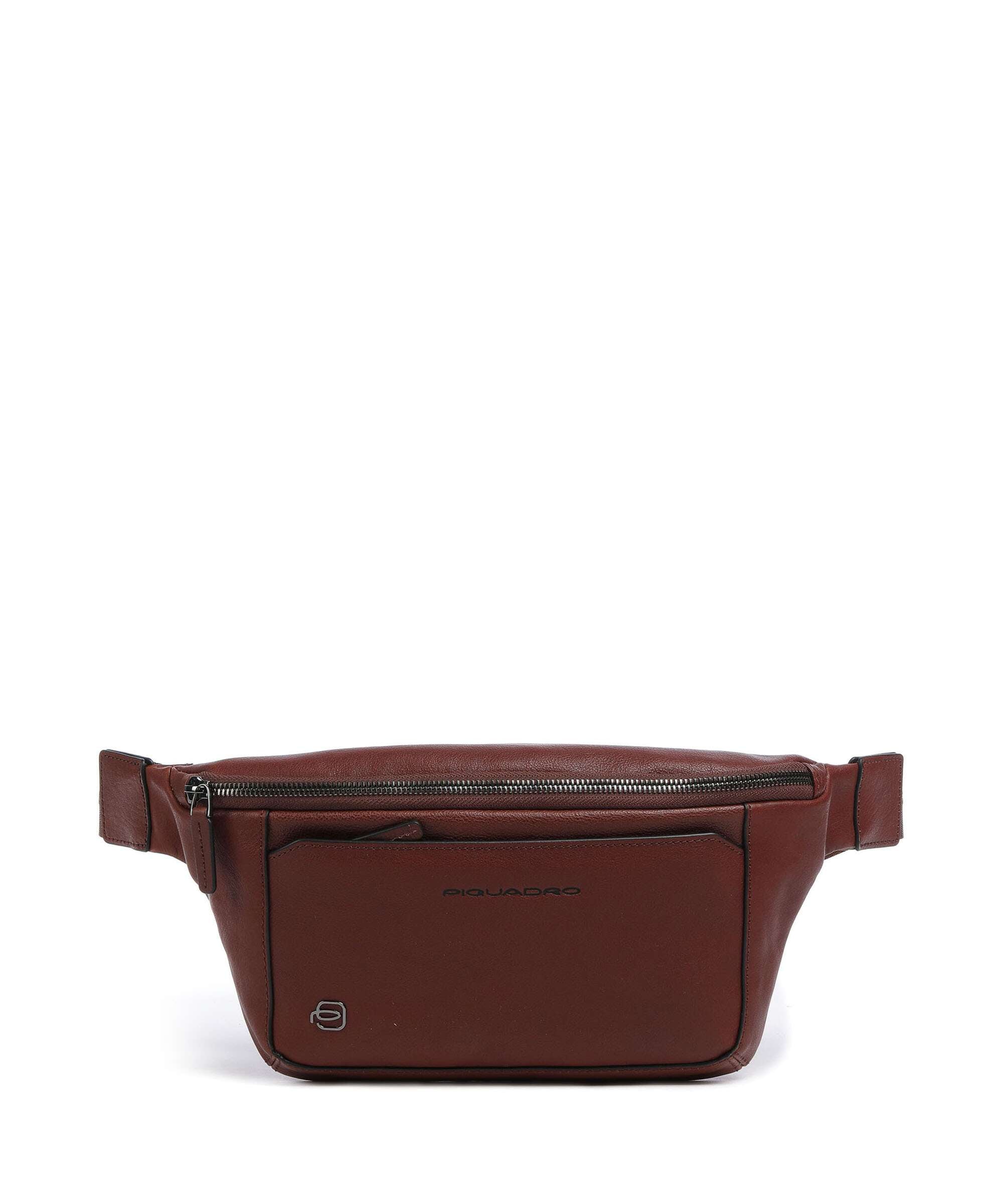 Piquadro Black Square Fanny pack tobacco
