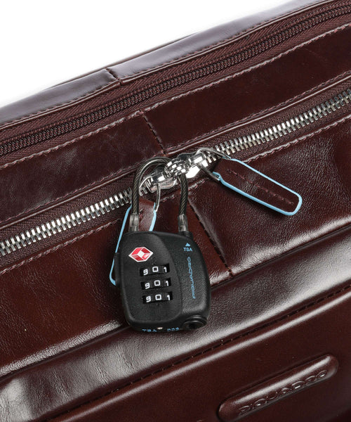 Piquadro Rolling briefcase mahogany