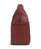 Piquadro Black Square Taška typu sling cuoio