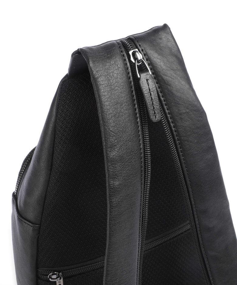 Piquadro Black Square Sling bag nero