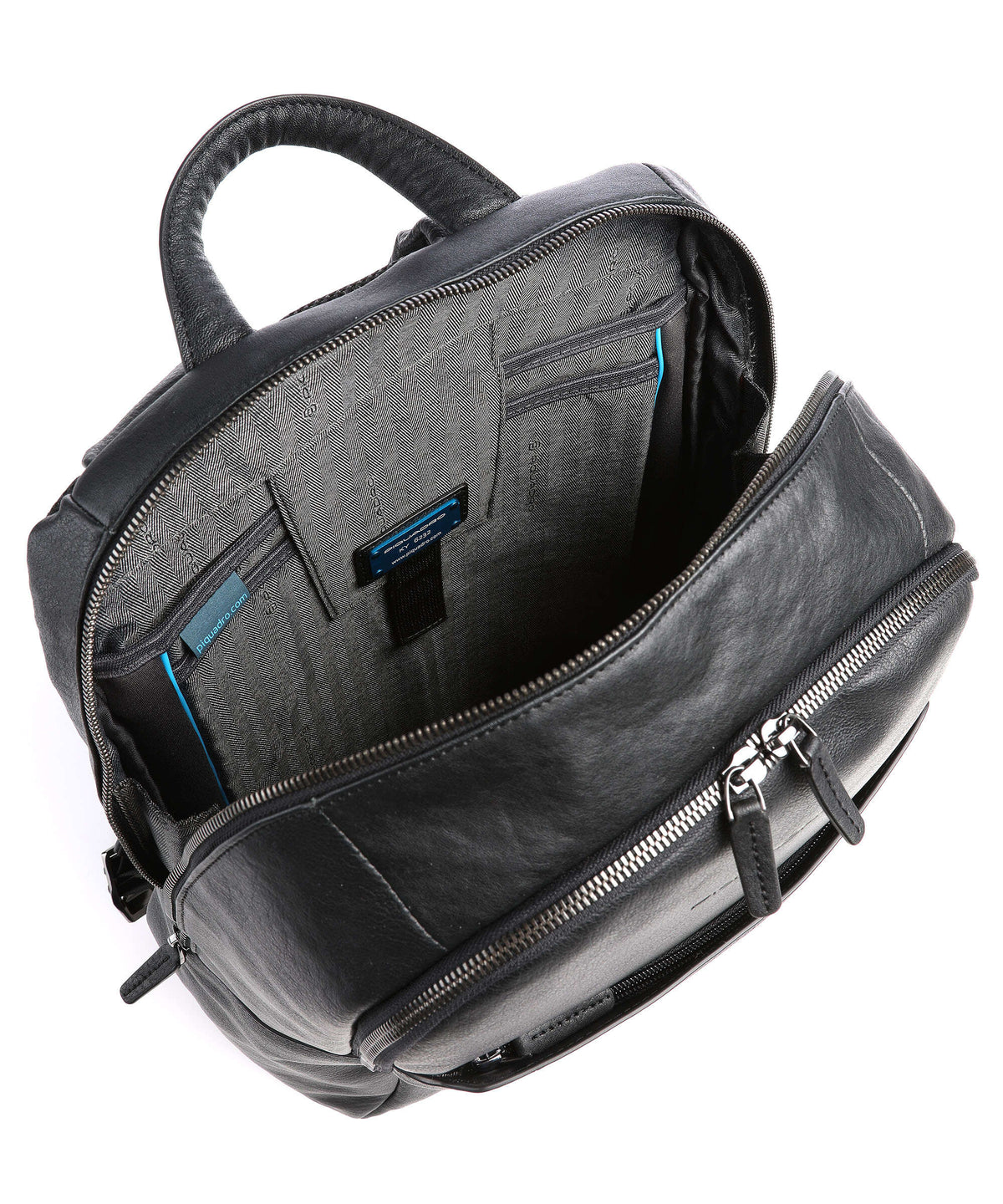 Piquadro Black Square Laptop backpack black