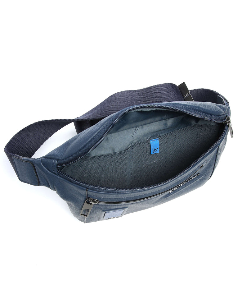 Piquadro Akron Belt bag blue