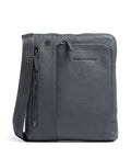 Piquadro Black Square Crossbody bag blue ocean