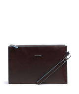 Piquadro Blue Square Taška na zápästie mahogany