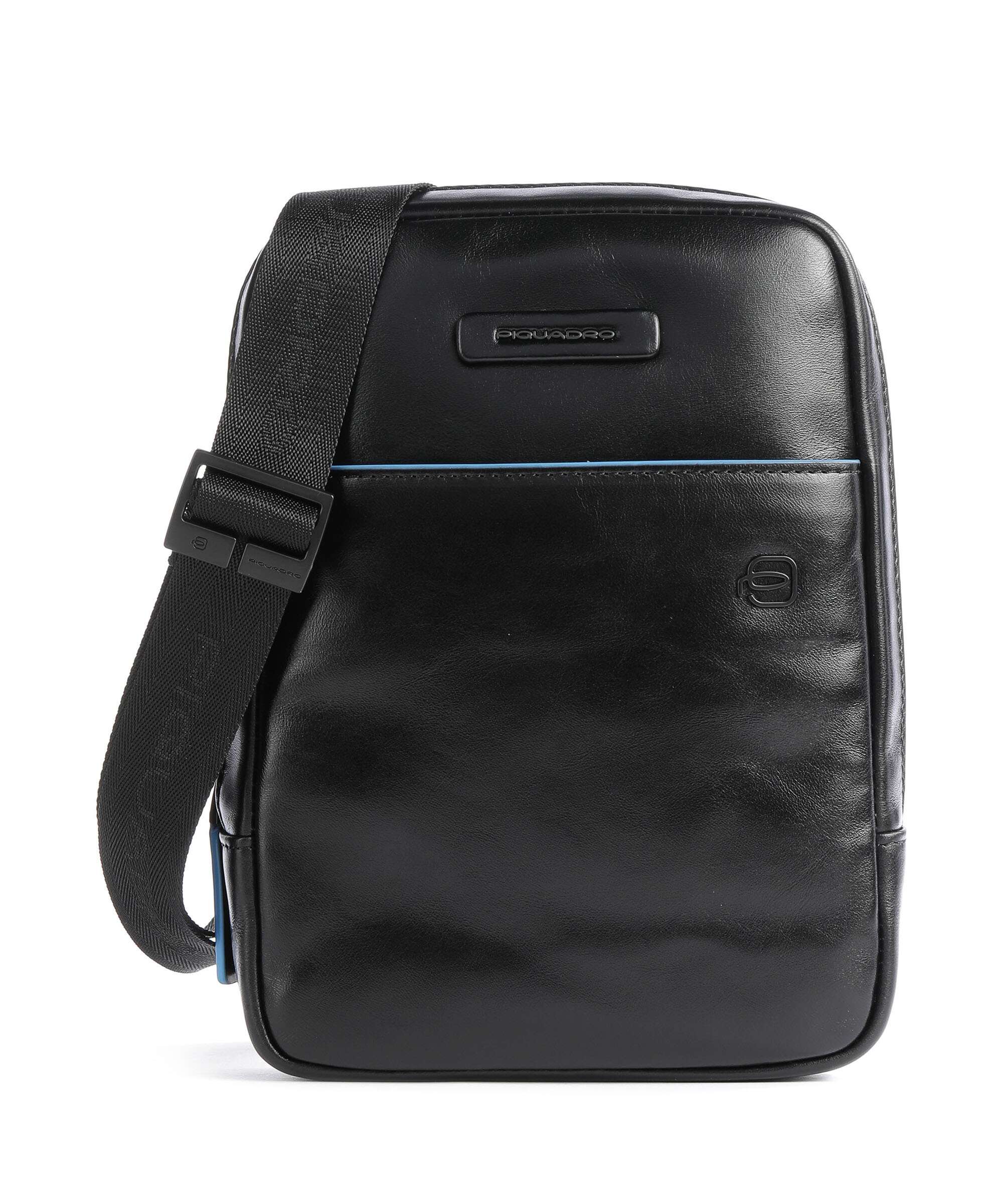 Piquadro Blue Square Revamp Crossbody bag black