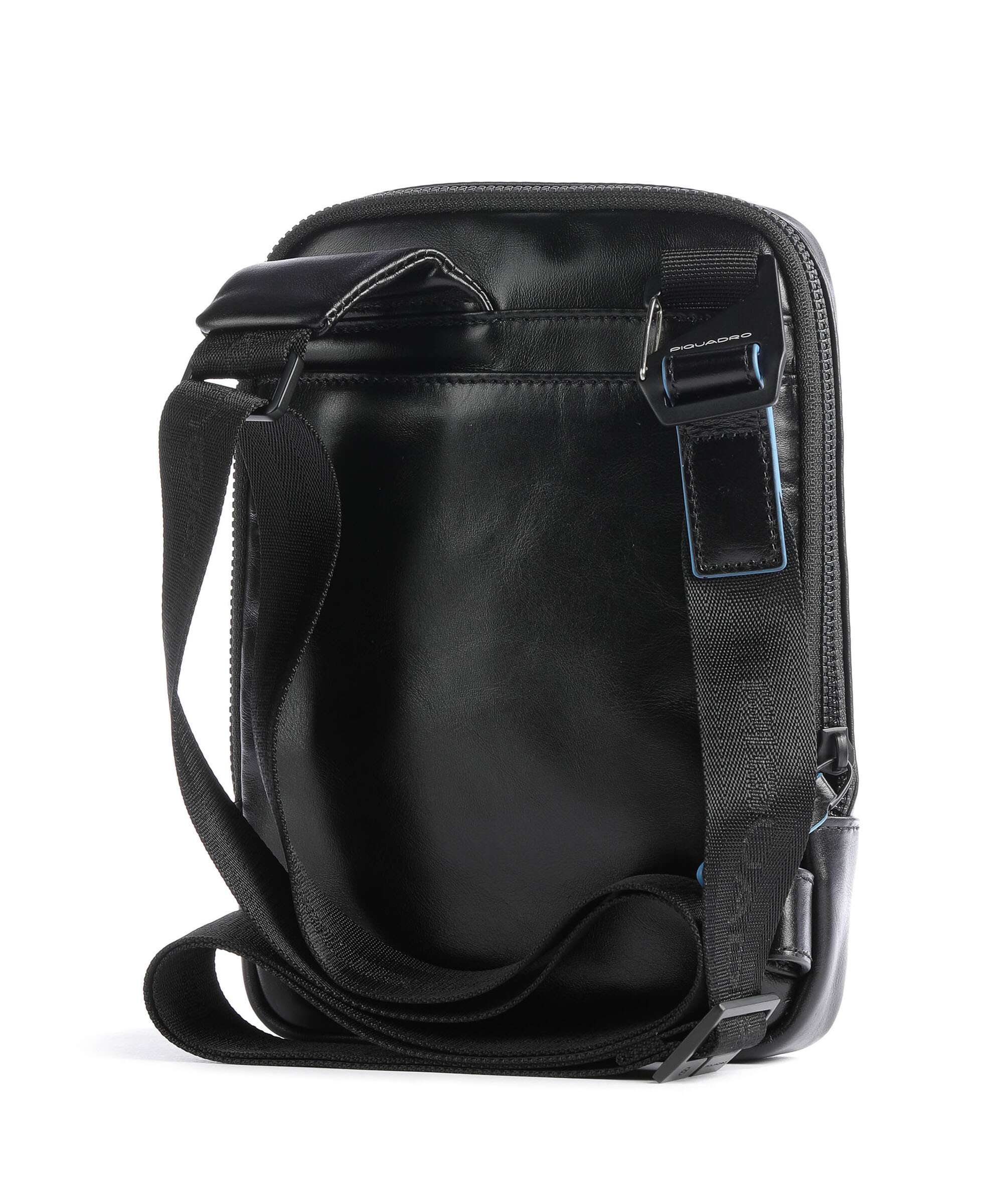 Piquadro Blue Square Revamp Crossbody bag black