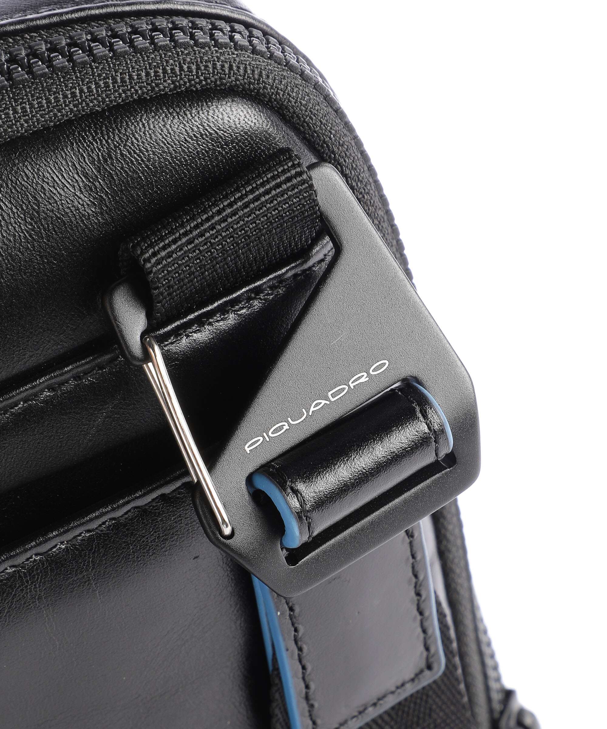 Piquadro Blue Square Revamp Crossbody bag black