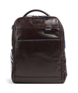 Piquadro Blue Square Revamp RFID Ruksak na laptop mahogany