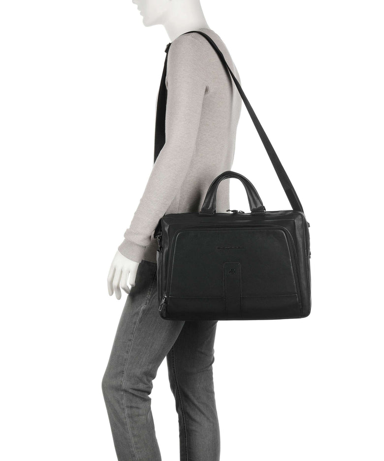 Piquadro Carl 13 Briefcase nero