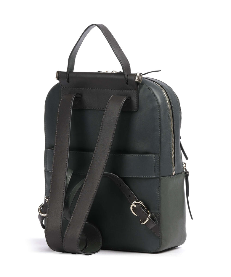 Piquadro Circle RFID Backpack verde bosco/verde oliva