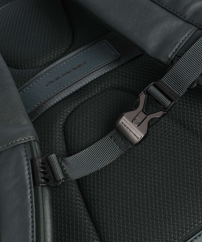 Piquadro Black Square Backpack verde bosco/verde oliva