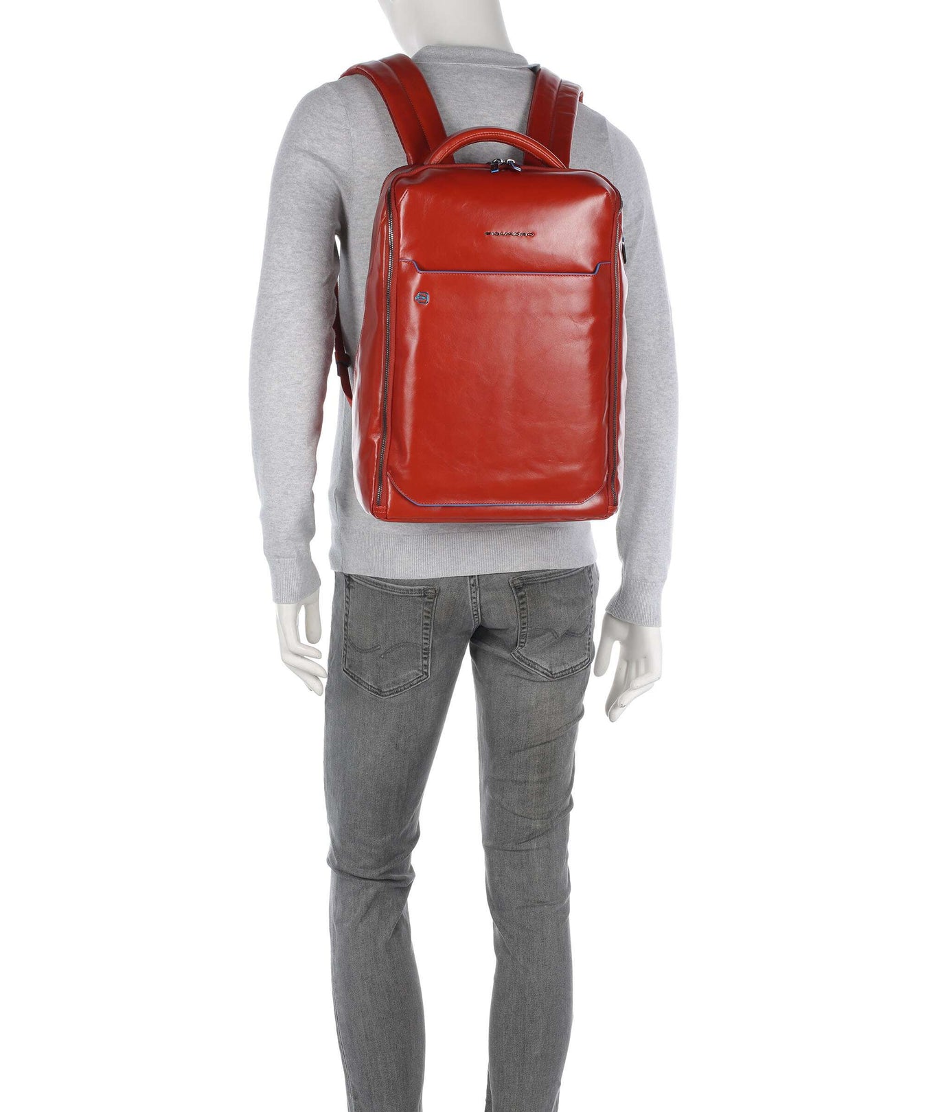 Piquadro Blue Square Backpack tabacco