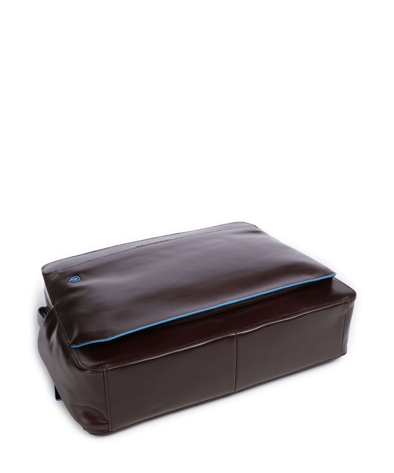 Piquadro Blue Square Briefcase mogano