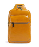 Piquadro Blue Square Taška typu sling giallo zafferano