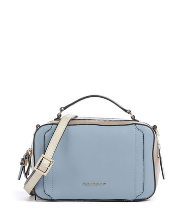 Piquadro W92 Taška cez rameno light blue/beige