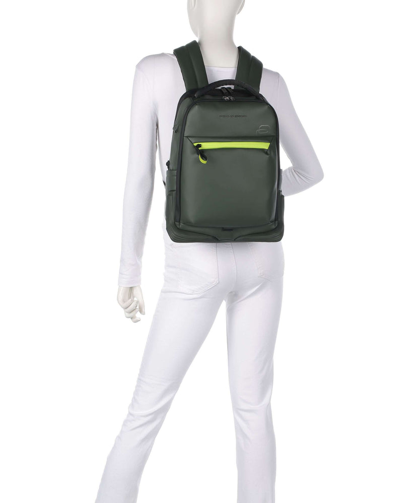 Piquadro Corner Special Backpack green