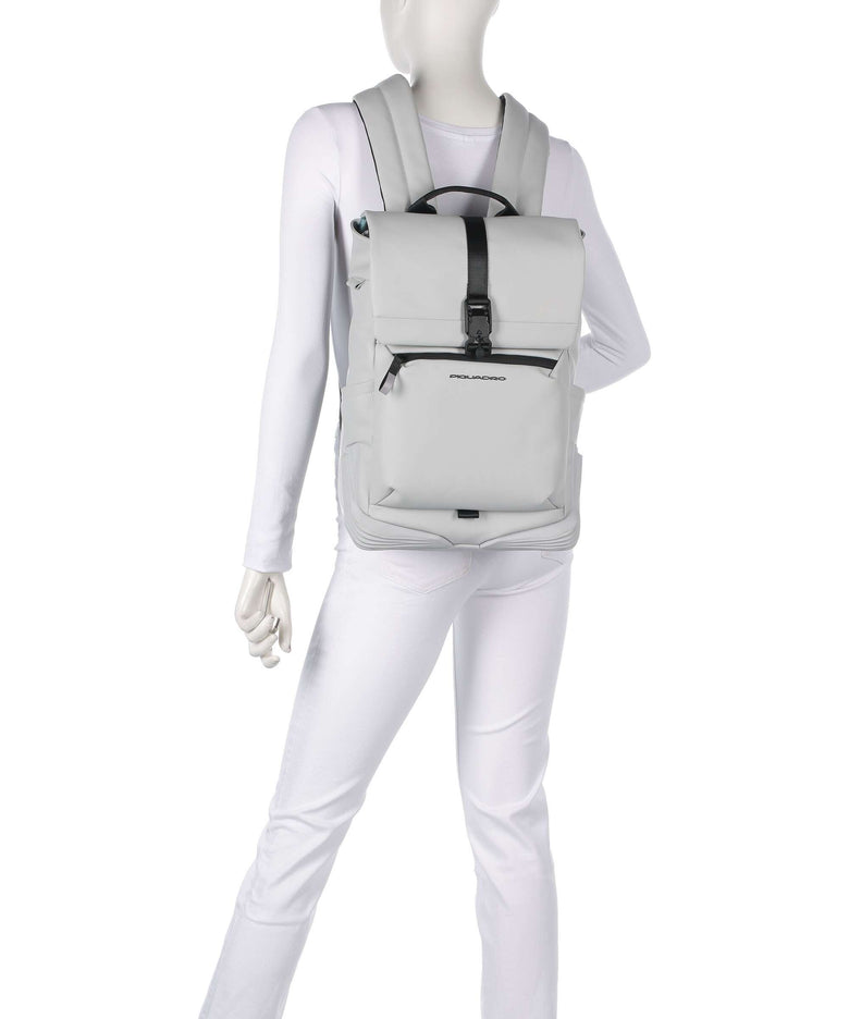 Piquadro Corner Special Backpack white