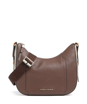 Piquadro W92 Taška cez rameno marrone/beige