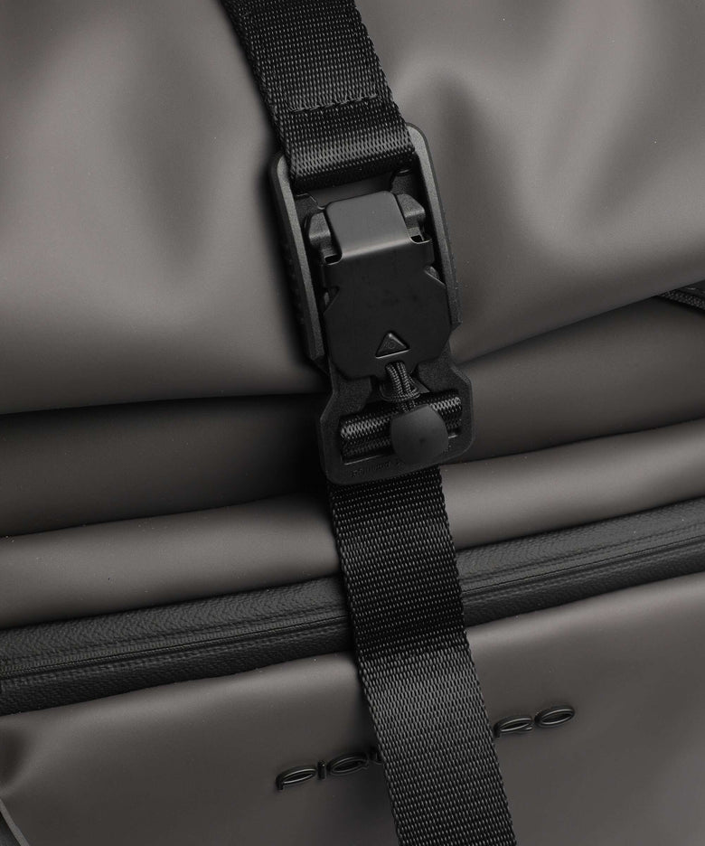 Piquadro Corner 2.0 Rolltop backpack grigio