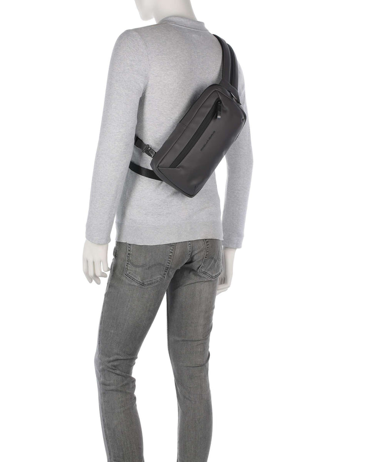 Piquadro C2OW Sling bag grigio