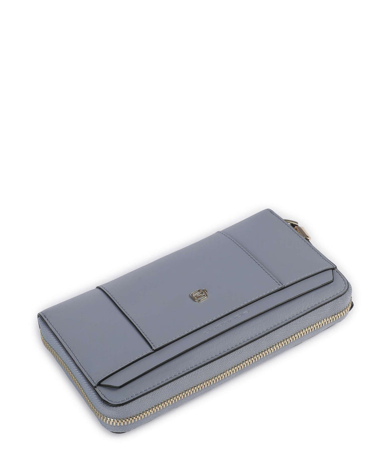 Piquadro Circle Wallet light blue
