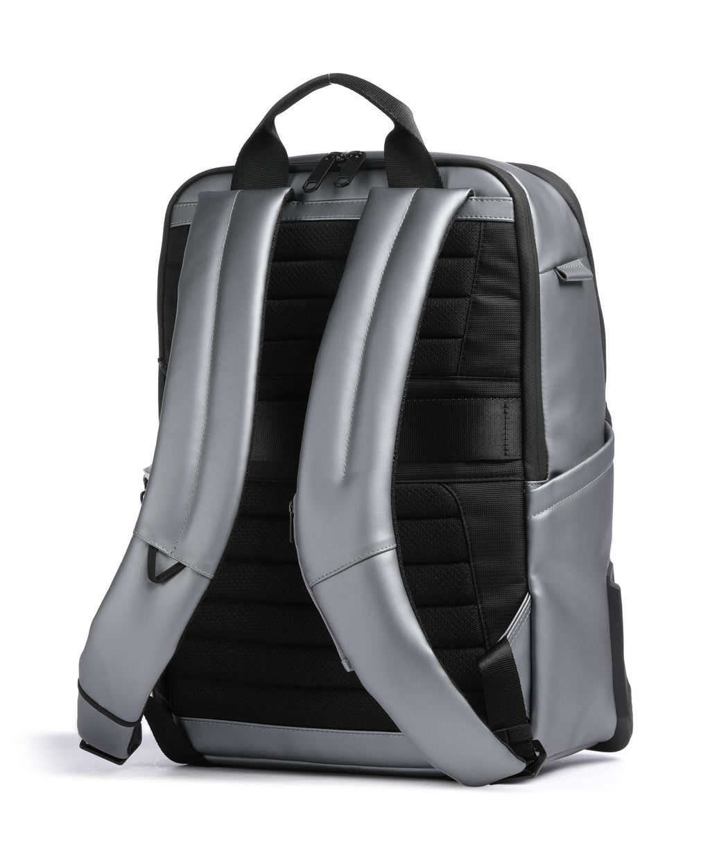 Piquadro Corner 2.0 Backpack metal grey