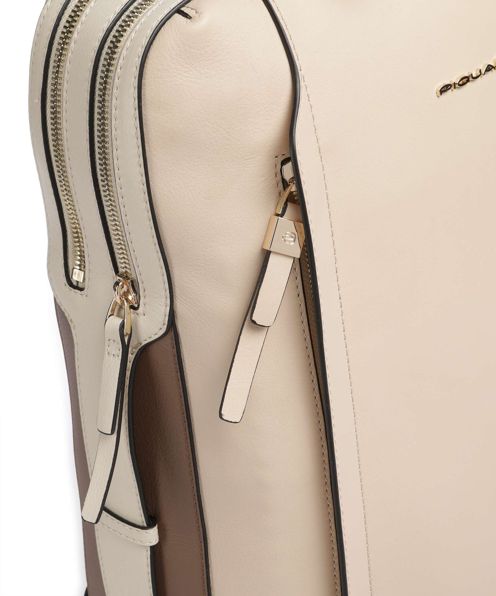 Piquadro Circle Backpack beige/cuoio