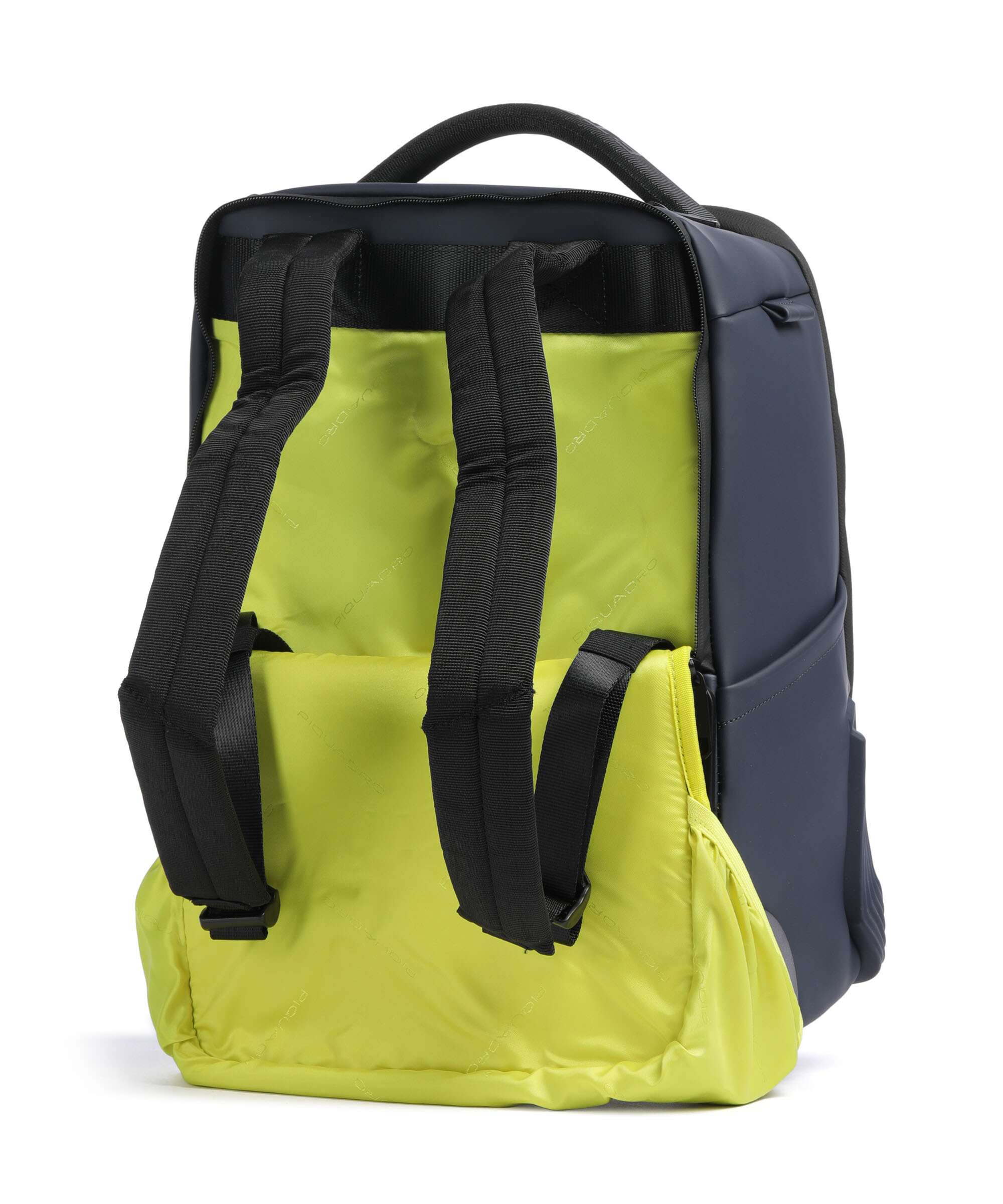 Piquadro Corner Backpack with wheels blue
