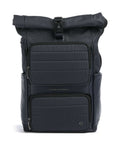 Piquadro Oberon 34 Rolltop backpack blue