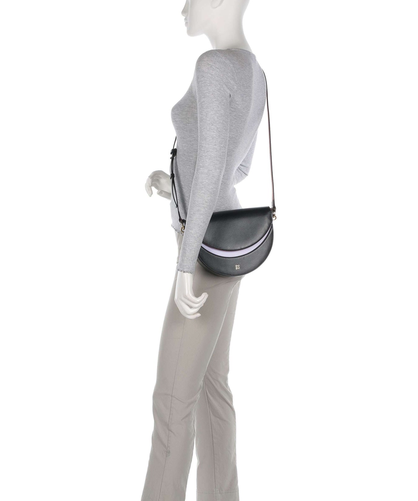 DuDu Bags Smile Bag Shoulder bag black rosa