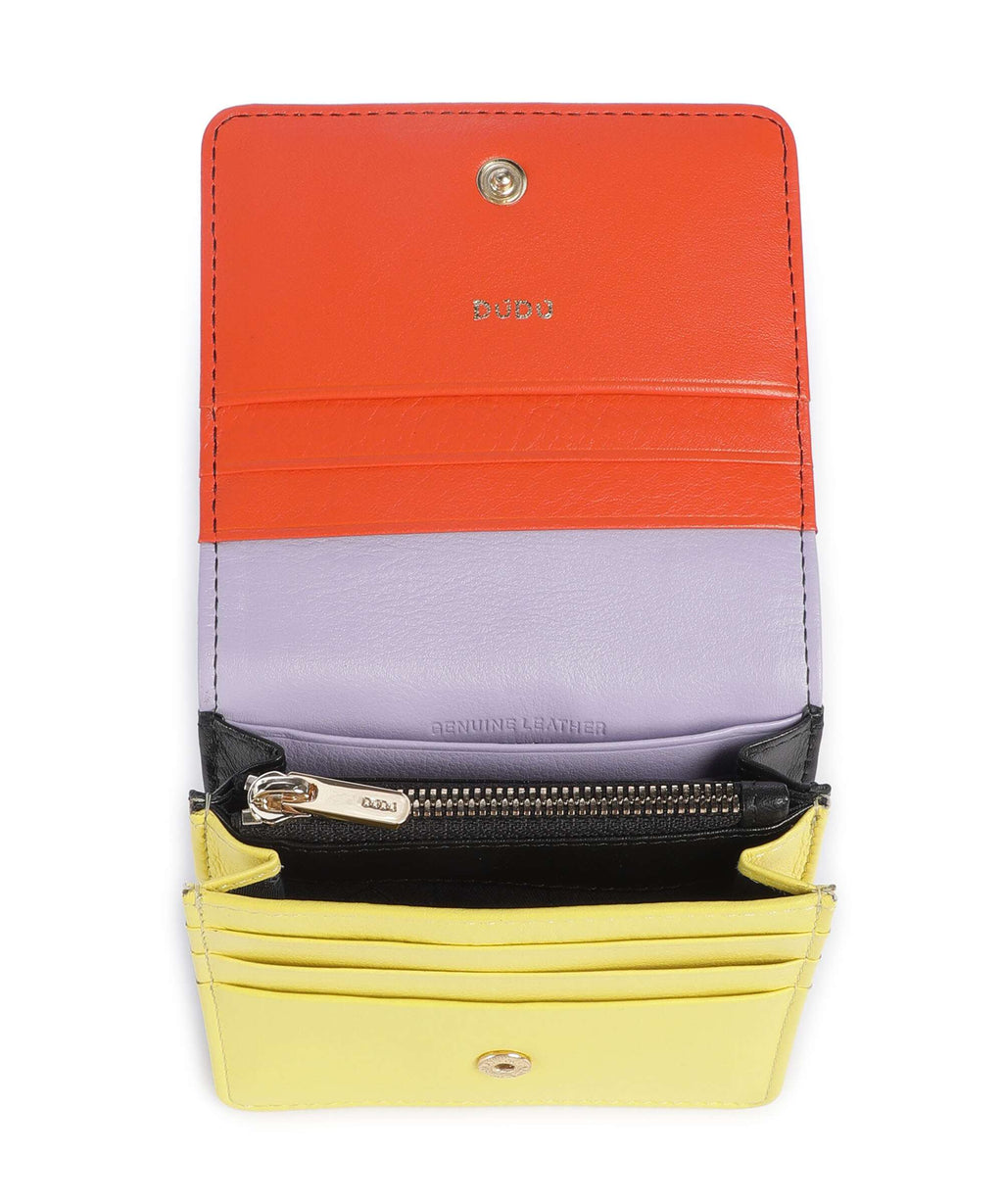 DuDu Bags Flores RFID Wallet black pop