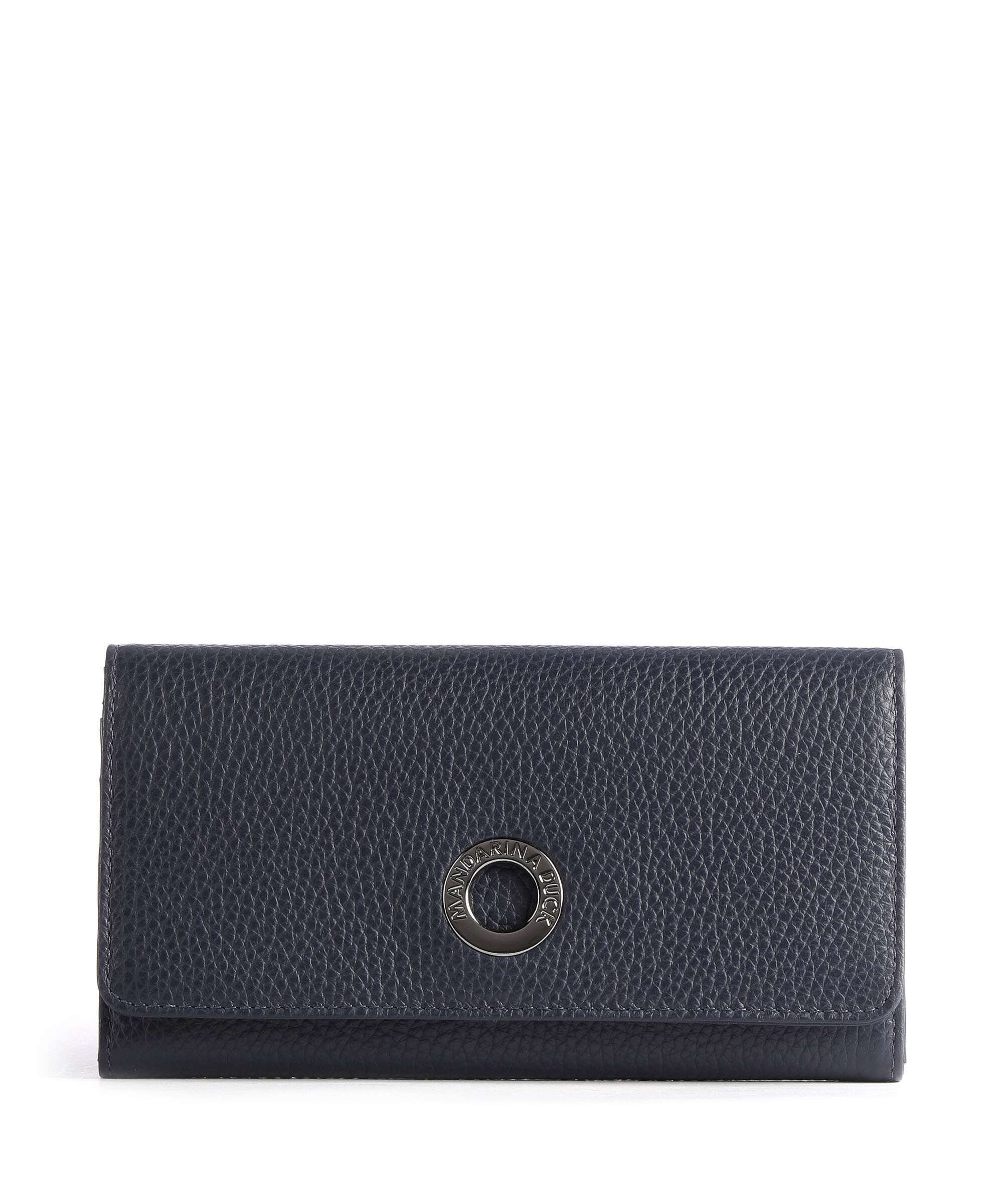 Mandarina Duck Mellow Leather Wallet dress blue