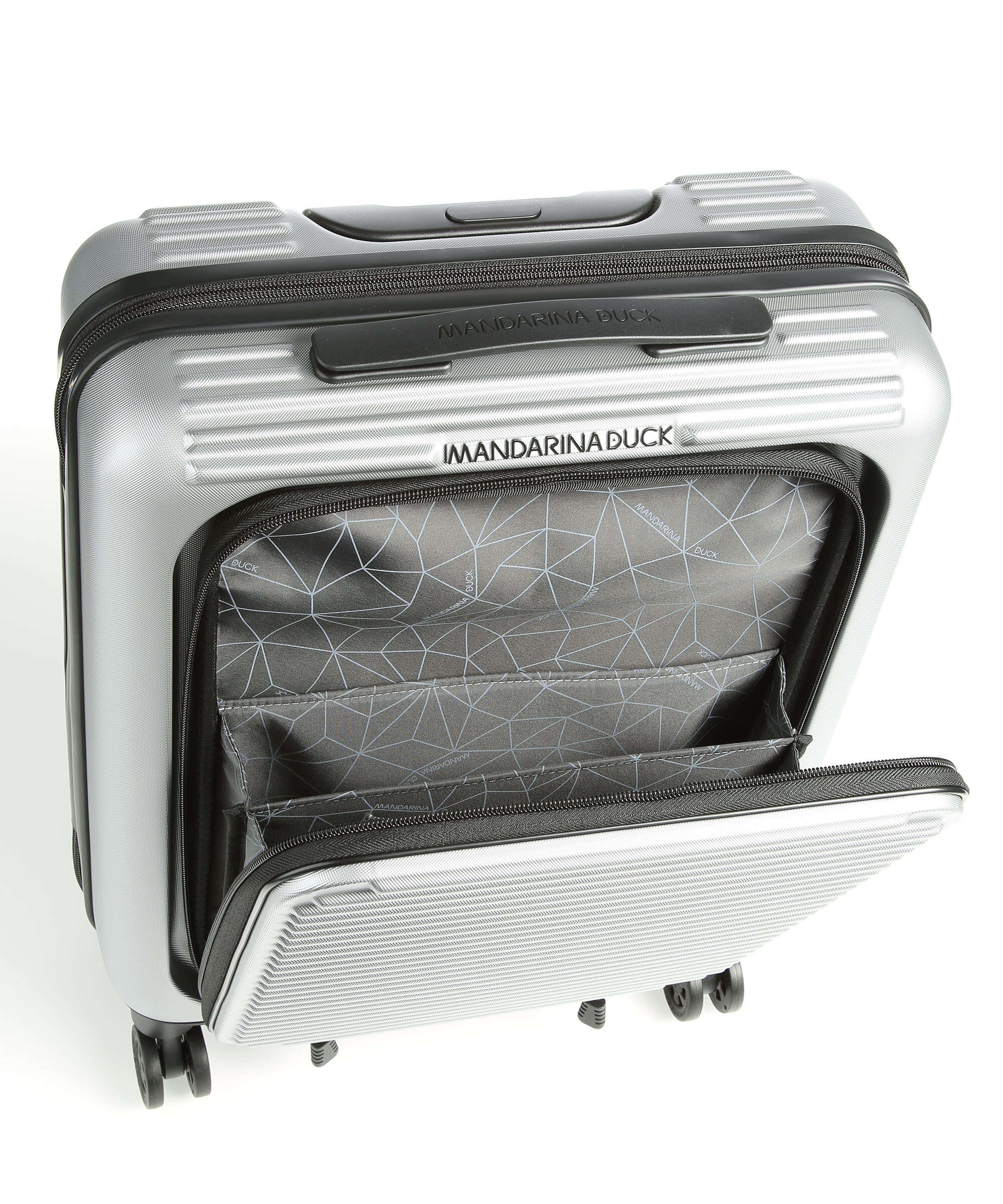 Mandarina Duck Tank Case Spinner (4 wheels) grigio