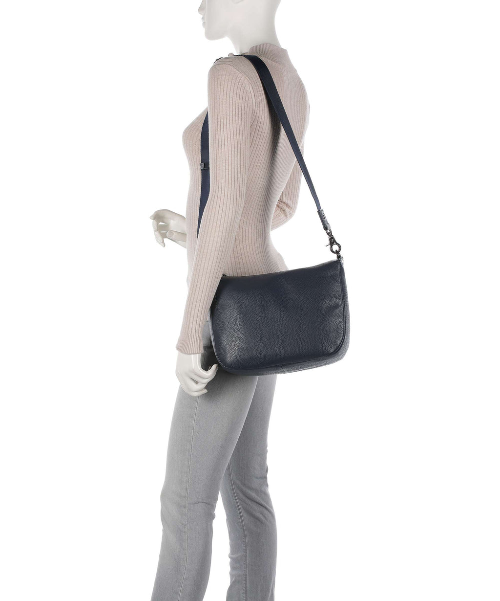 Mandarina Duck Mellow Leather Crossbody bag dress blue