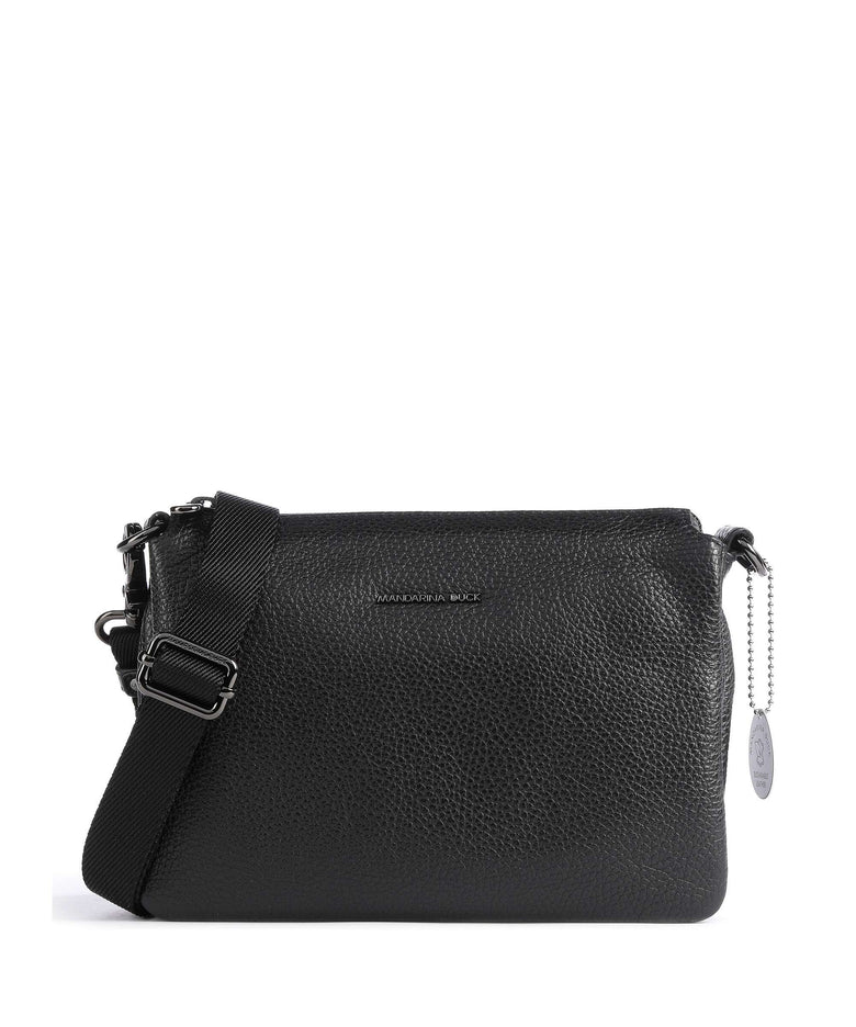 Mandarina Duck Mellow Leather Crossbody bag nero