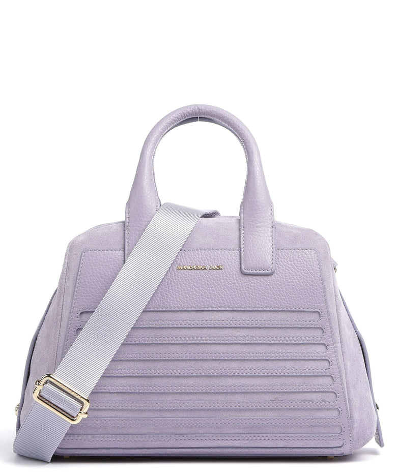 Mandarina Duck I-Con Velvet Handbag purple impression