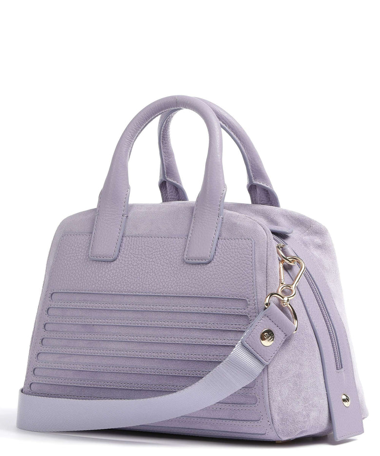 Mandarina Duck I-Con Velvet Handbag purple impression