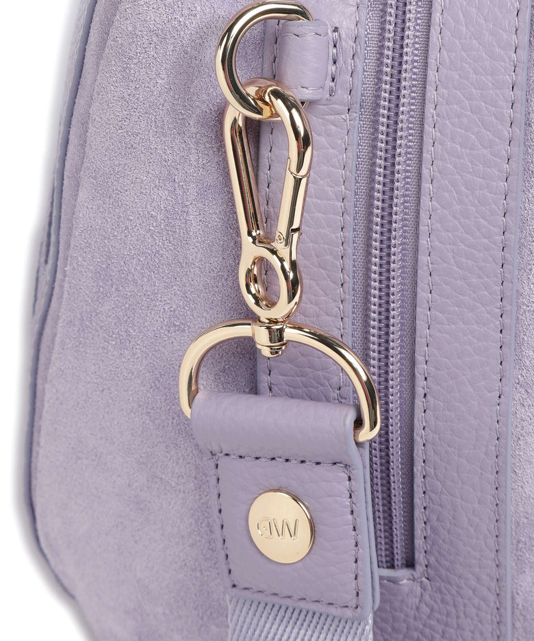 Mandarina Duck I-Con Velvet Handbag purple impression