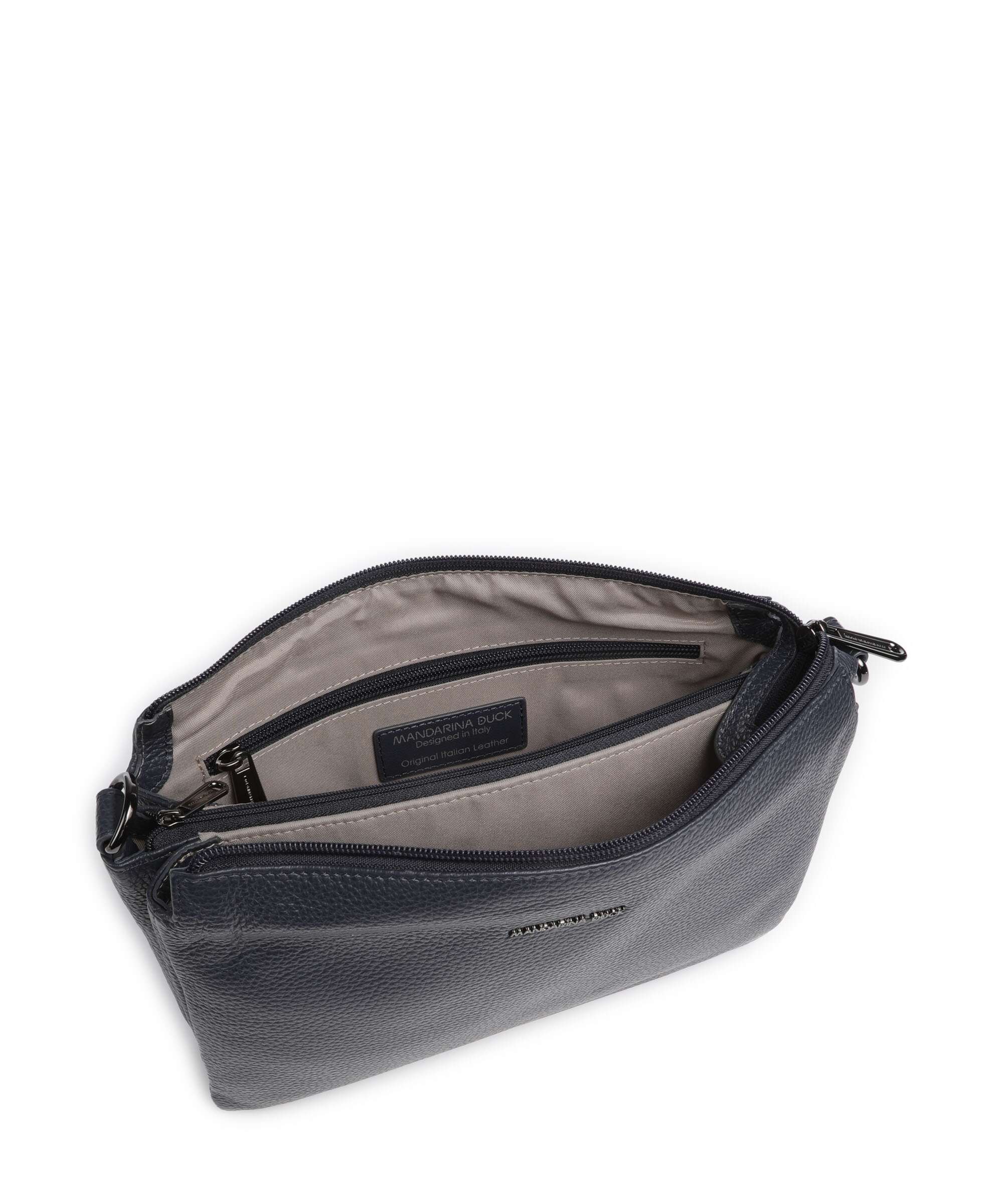 Mandarina Duck Mellow Leather Crossbody bag dress blue