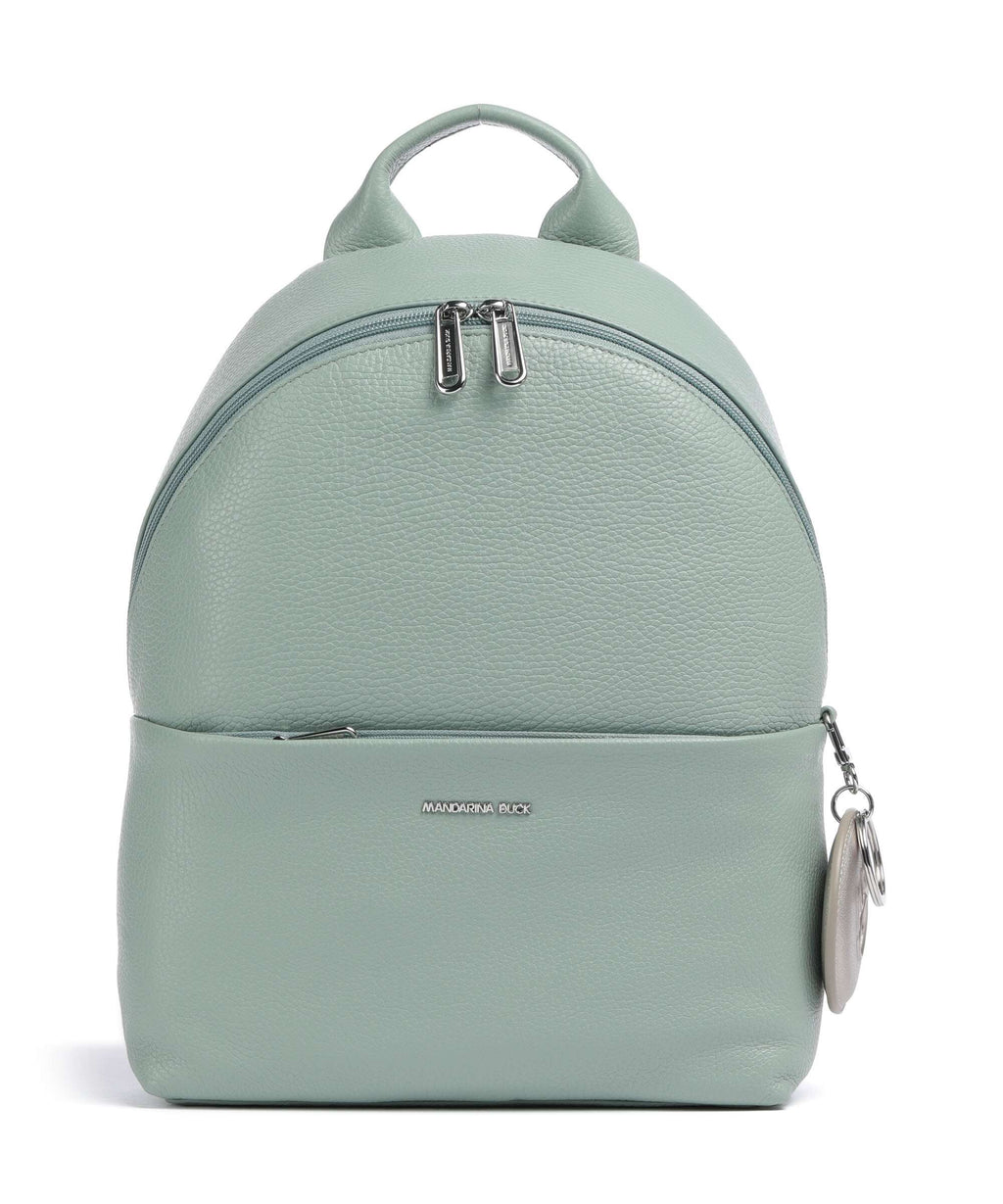 Mandarina Duck Mellow Leather Backpack iceberg green