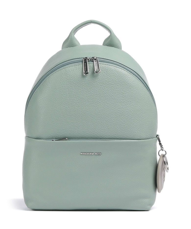 Mandarina Duck Mellow Leather Backpack iceberg green