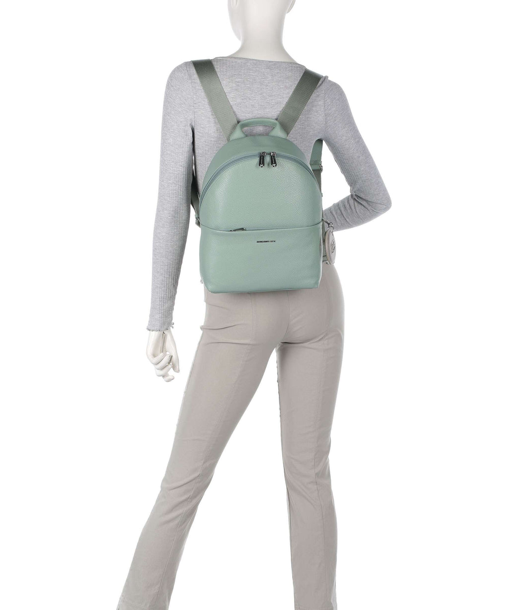 Mandarina Duck Mellow Leather Backpack iceberg green
