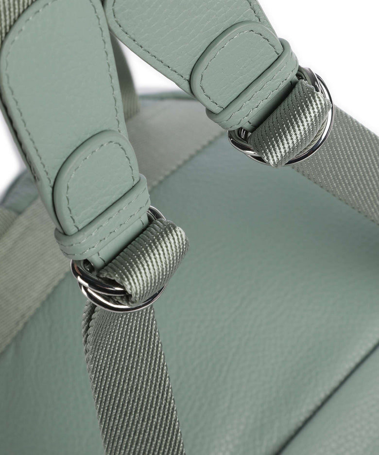 Mandarina Duck Mellow Leather Backpack iceberg green
